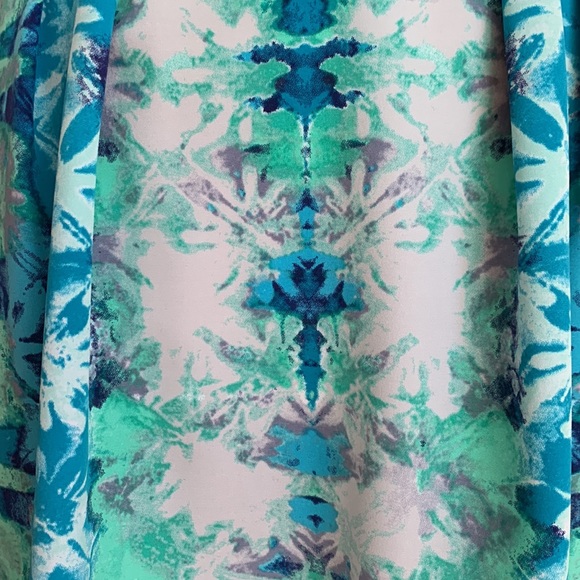 Retro Inspired MOSSIMO Graphic Tie Dye Dress with Pockets - Picture 10 of 12
